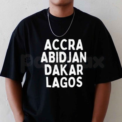 West Africa T-Shirt – Minimalist Heritage Unisex Map Graphic Tee