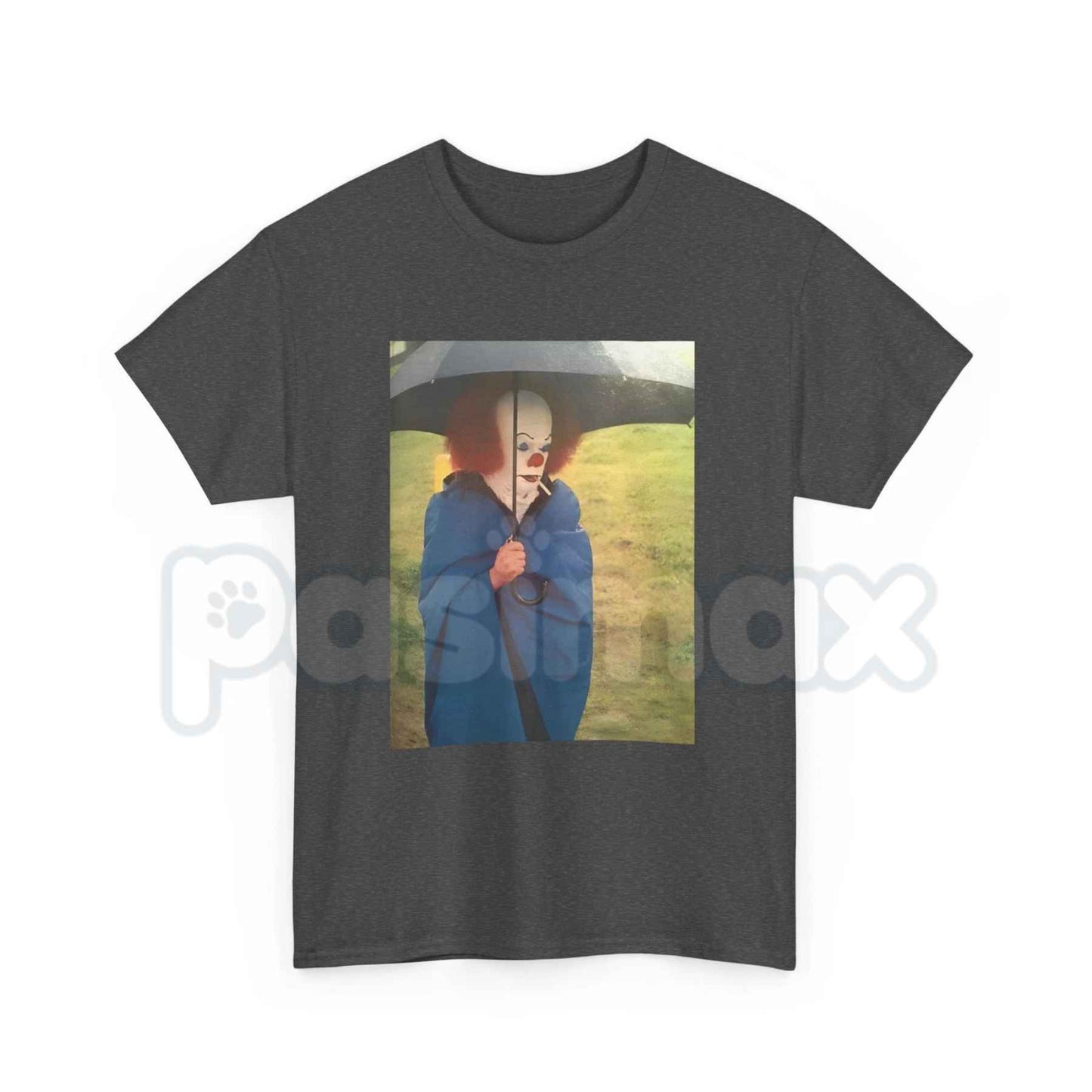 Tim Curry On IT Set Smoking Cigarette T-Shirt – Vintage Horror Movie Pennywise Graphic Unisex Tee