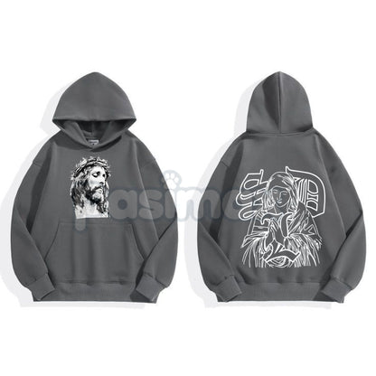 Jesus Hoodie – Faith-Based Christian Apparel, Religious Statement Pullover, Spiritual Worship Gear, Unisex