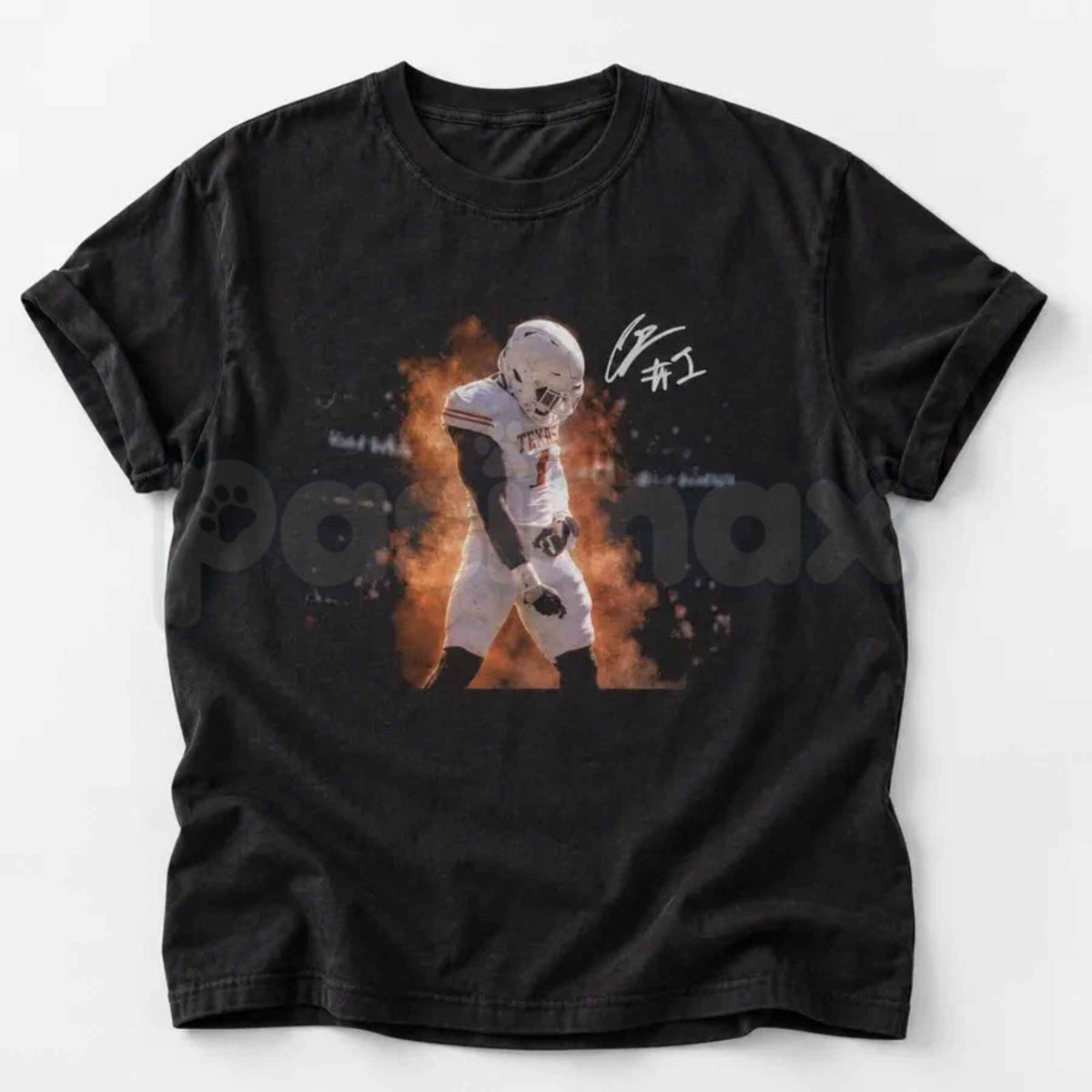 Colin Simmons Grotesque Sack Celly T-Shirt – College Football Defense Unisex Tee