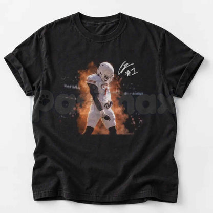 Colin Simmons Grotesque Sack Celly T-Shirt – College Football Defense Unisex Tee