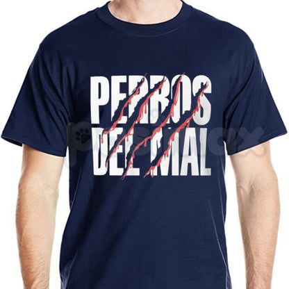 Perros del Mal Classic Logo T-Shirt – Retro Mexican Wrestling Rudos Emblem Graphic Tee