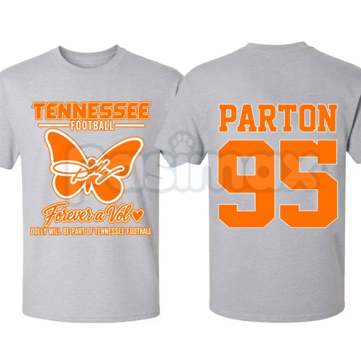 Dolly Parton Tennessee 95 T-Shirt – Country Music Football Orange and White Unisex Tee
