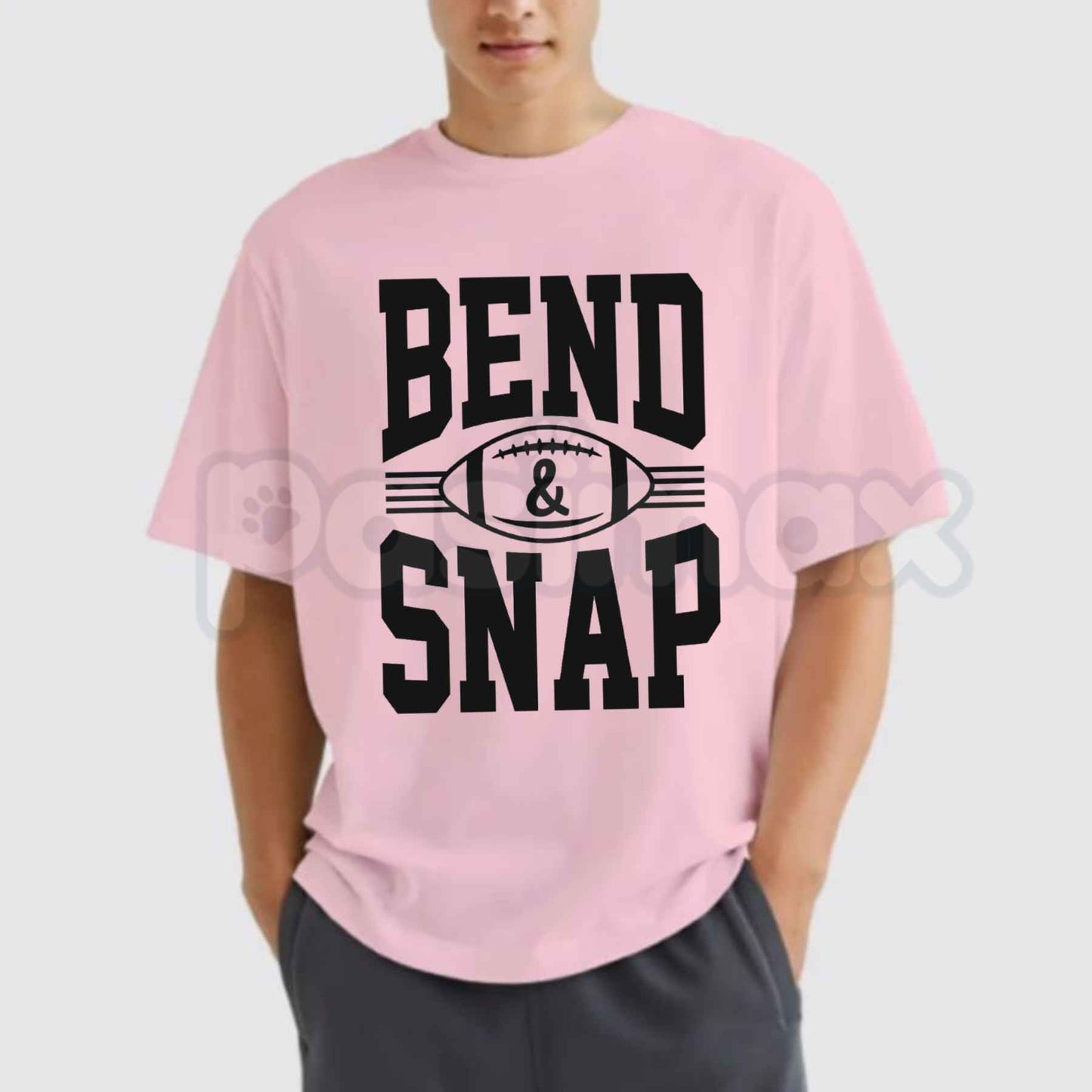 Bend and Snap Football Graphic T Shirt – Funny Sports Satire Streetwear Tee, Sarcastic Movie Quote Gridiron Unisex Cotton Graphic Shirt