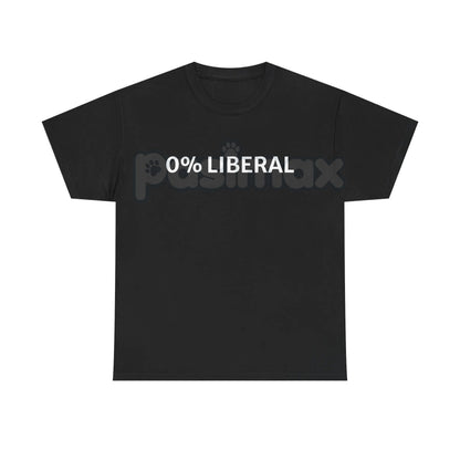 "0 Percent Lib" T-shirt - Funny Political Graphic Tee, Halloween Humor Gift Idea, Conservative Statement Shirt
