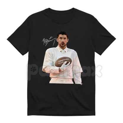 "Benito Gridiron" Football T-Shirt - Bad Bunny Inspired Sports Graphic Tee, Reggaeton Style Varsity Football Shirt, Premium Heavyweight Unisex Streetwear, Vintage Style Latin Music Artist Top, Custom Stadium Apparel for Fans