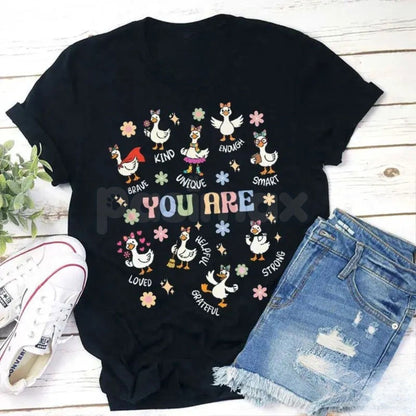 "Silly Goose" Internet Meme T-Shirt - Viral Wholesome Humor Top, Simple Positive Message Tee, Unisex Trendy Gift Apparel