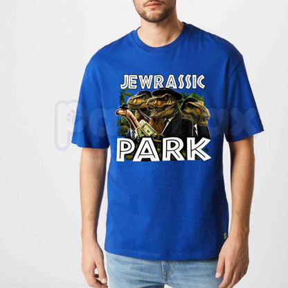 Jewrassic Park Funny Graphic T-Shirt – Jewish Pride Parody Tee, Clever Hebrew Culture Unisex Humorous Shirt
