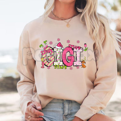 Grandma Christmas 2025 Sweatshirt | Matching Family Christmas Shirts | Custom Holiday Photo Jumper