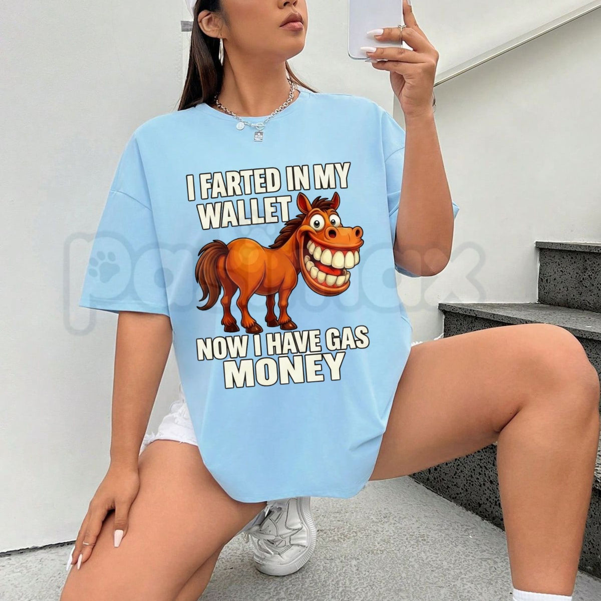 I Farted In My Wallet Gas Money T-Shirt – Funny Horse Quote Graphic Tee