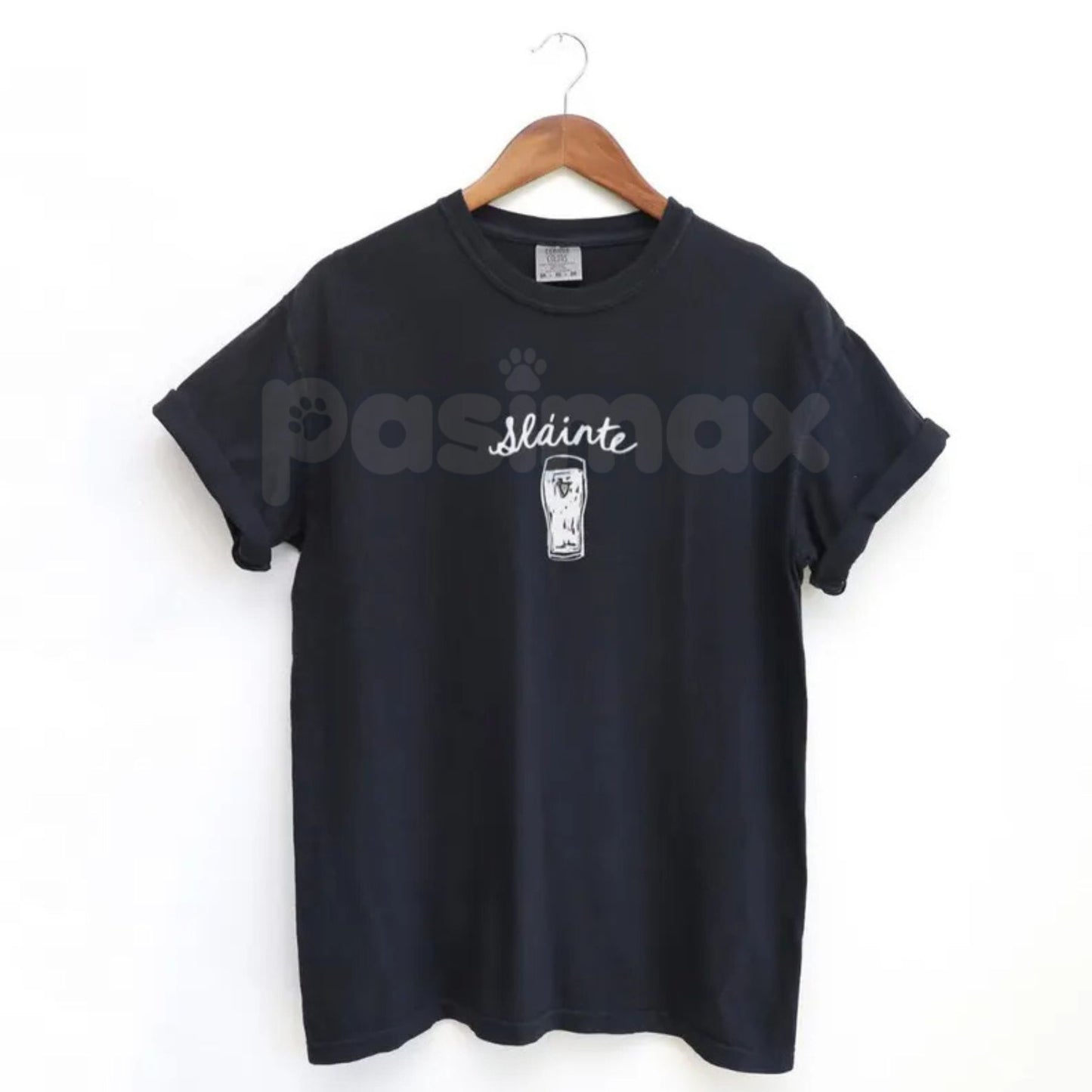 Sláinte Guinness Irish Beer T-Shirt - Classic St. Patrick's Day Stout Graphic Tee, Premium 100% Cotton Gaelic Toast Shirt, Official Style Guinness Fan Apparel, Authentic Irish Pub Culture Top, Vintage Beverage Logo Inspired Tee