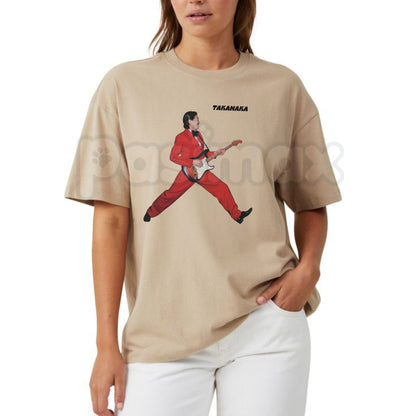 Masayoshi Takanaka Retro T-Shirt – Japanese City Pop Graphic Tee, Premium 100% Cotton Jazz Fusion Top, Soft Lived-In Heavyweight Japanese Music Fan Shirt, Made in USA