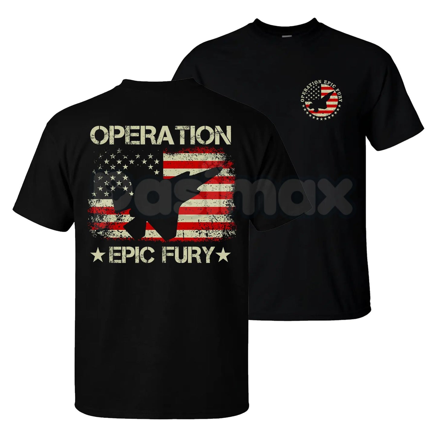 Operation Eric Fury Military T-Shirt - B-2 Spirit & F-35 Lightning II Stealth Tee, Premium 100% Cotton Aviation Graphic Shirt, Tactical Air Force Fan Top, Modern Stealth Bomber Streetwear, Unique Gift for Pilots & Veterans