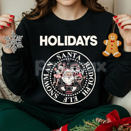 Rudolph and Friends Xmas Sweatshirt – Iconic Red Nosed Reindeer Holiday Crewneck