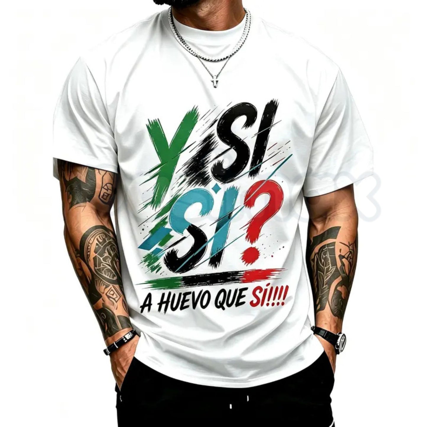 Mexico Spirit Cotton T-Shirt – Bold Mexican Flag Colors Graphic Tee, Premium Viva Mexico Heritage Unisex Streetwear Shirt