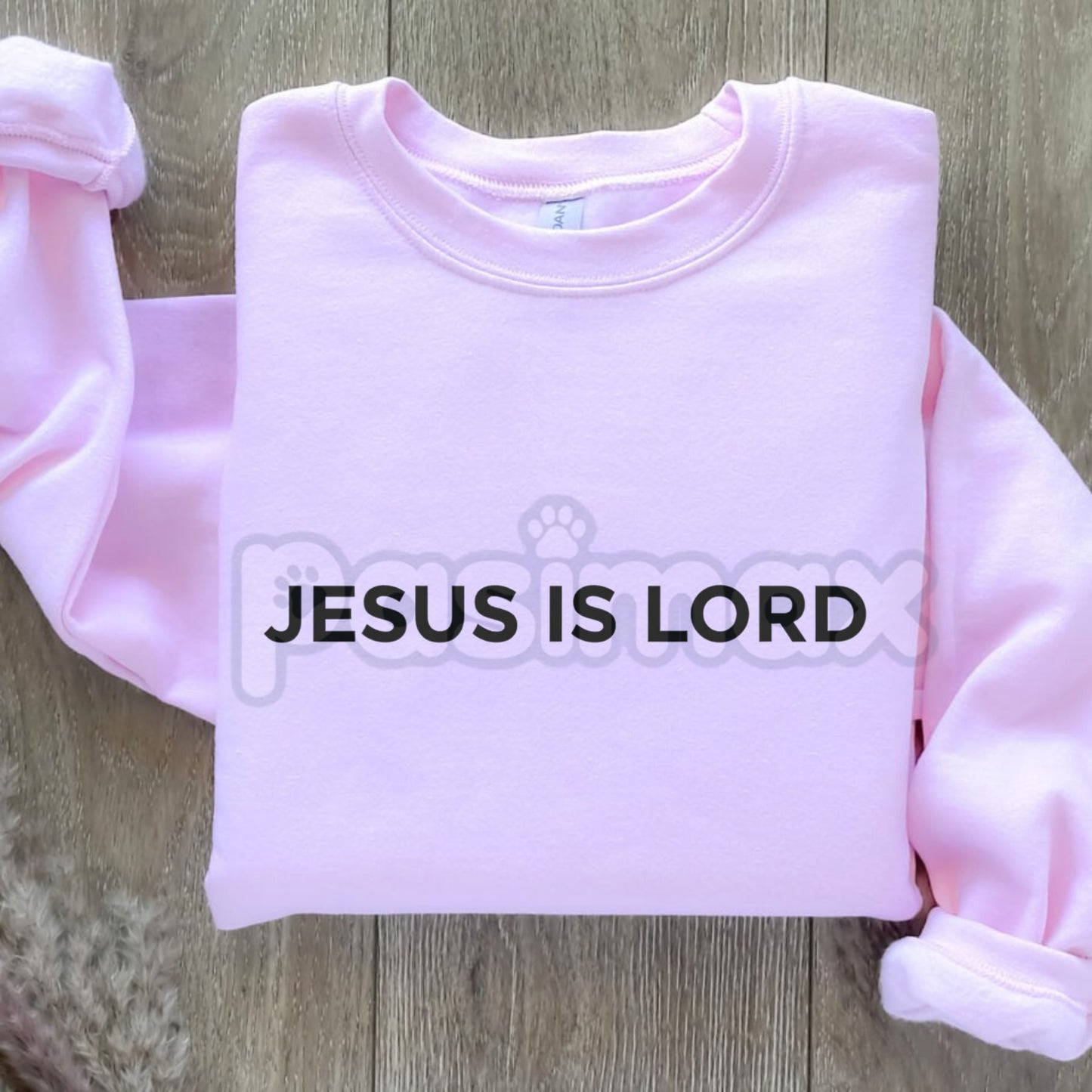 Unisex JESUS IS LORD Sweatshirt | Christian Faith Statement Jumper | Religious Scripture Apparel | Spiritual Gift Crewneck