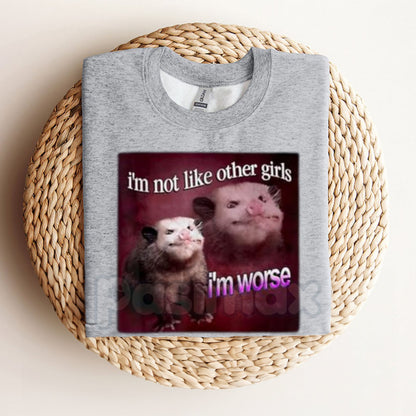 Vintage 90s WACKY OPOSSUM T-SHIRT - Retro Cartoon Graphic Tee, Quirky Animal Humor Apparel, Nostalgic 90s Pop Culture Top