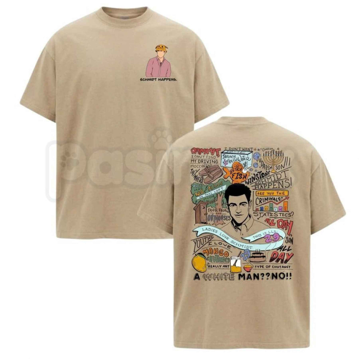 Schmidt Happens T-Shirt – New Girl TV Show Funny Quote Unisex Tee