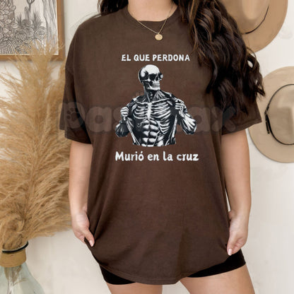 "Chidas Gym" Funny Mexican Slang T-Shirt – Sarcastic Calavera Workout Tee, Premium 100% Cotton Sugar Skull Gym Top, Soft Lived-In Heavyweight Latino Humor Shirt, Made in USA