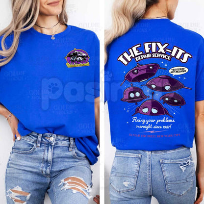Retro 80s Sci-Fi Batteries Not Included T-Shirt – Classic Alien Unisex Cotton Graphic Tee