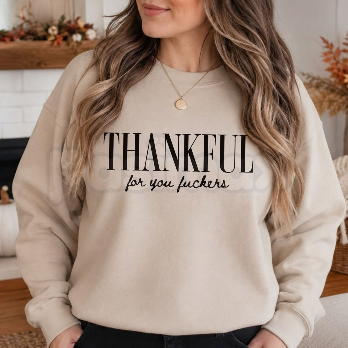 Funny Friendsgiving Thanksgiving Sweatshirt | Retro Turkey Day Graphic Crewneck
