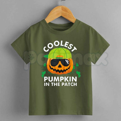 Coolest Pumpkin In The Patch T-Shirt – Kids Halloween Fall Youth Tee