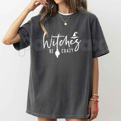 Comfort Colors® Witches Crazy Graphic T-Shirt – Vintage Spooky Season Coven Witchcraft Unisex Top