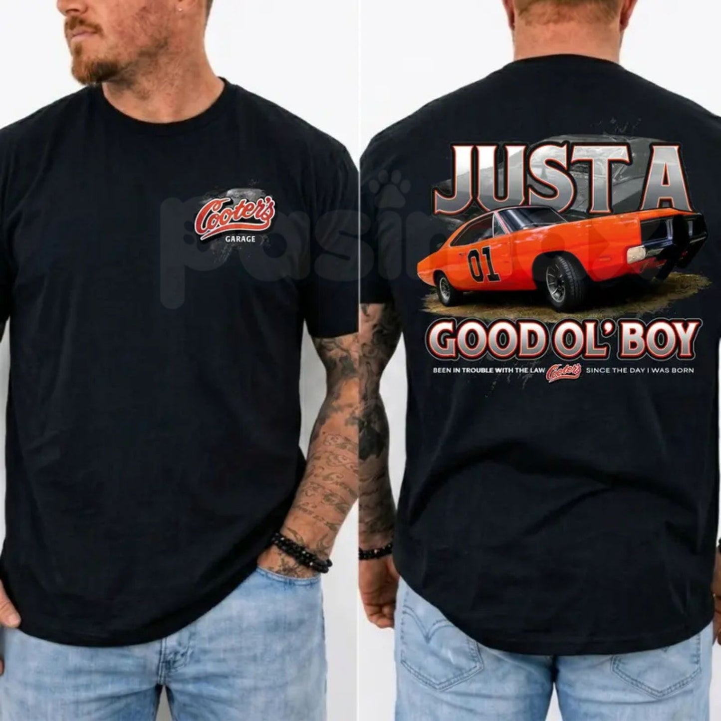 "Just A Good Ol' Boy" General Lee T-Shirt – Retro 1979 Dukes of Hazzard Graphic Tee