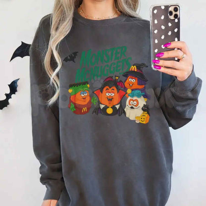 Vintage Halloween Nuggets Sweatshirt | 90s Monster Nuggets Shirt