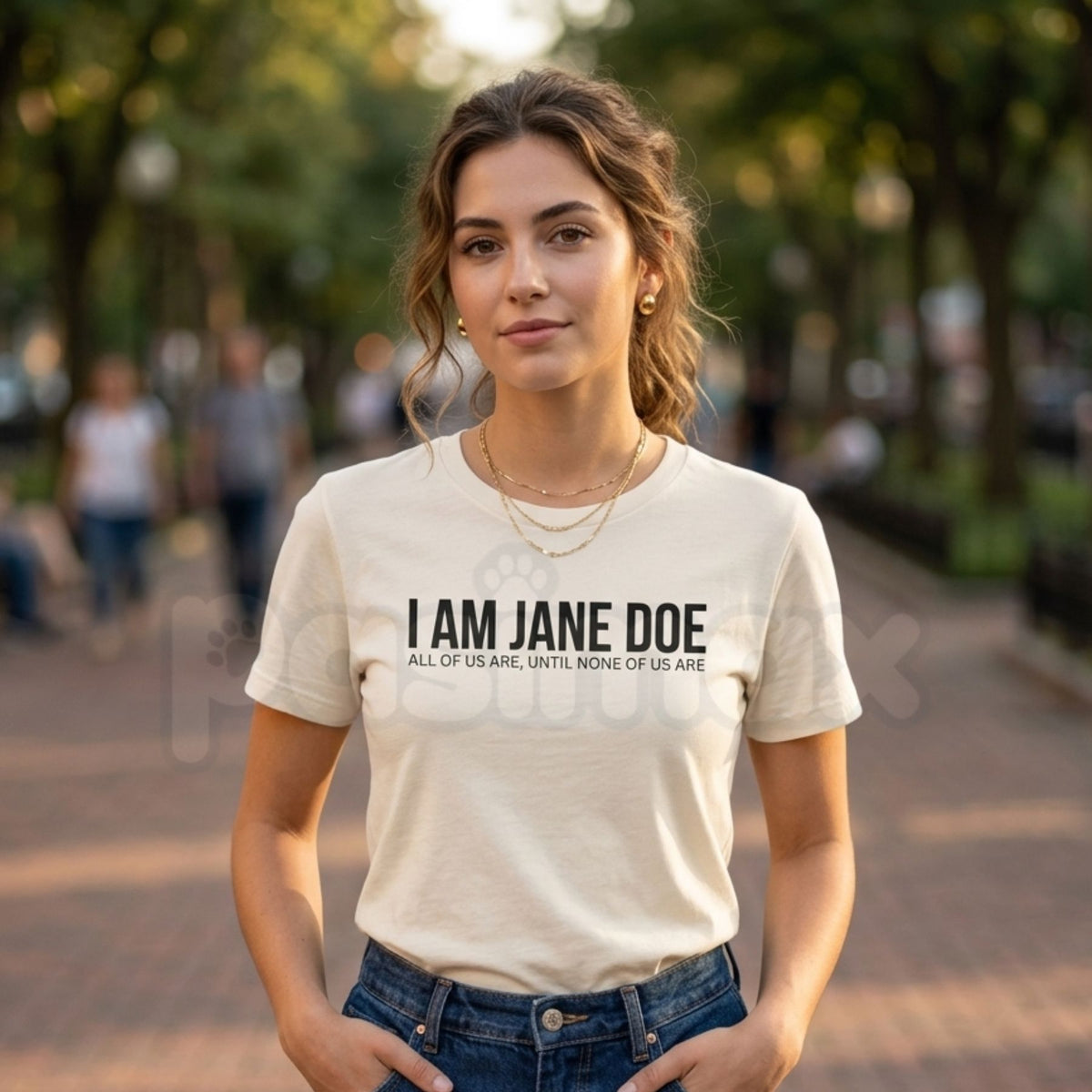 I Am Jane Doe T-Shirt – Freedom Identity Survivor Advocacy Graphic Tee