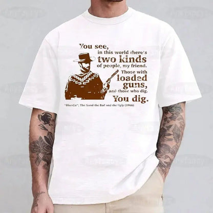 "The Good, the Bad and the Ugly" T-Shirt - Classic Western Movie Inspired Tee, Unisex Film Fan Apparel