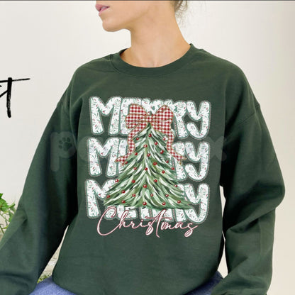 Cute Floral Christmas Sweatshirt | Delicate Botanical Holiday Jumper | Cottagecore Aesthetic Xmas Crewneck | Cozy Flower Gift