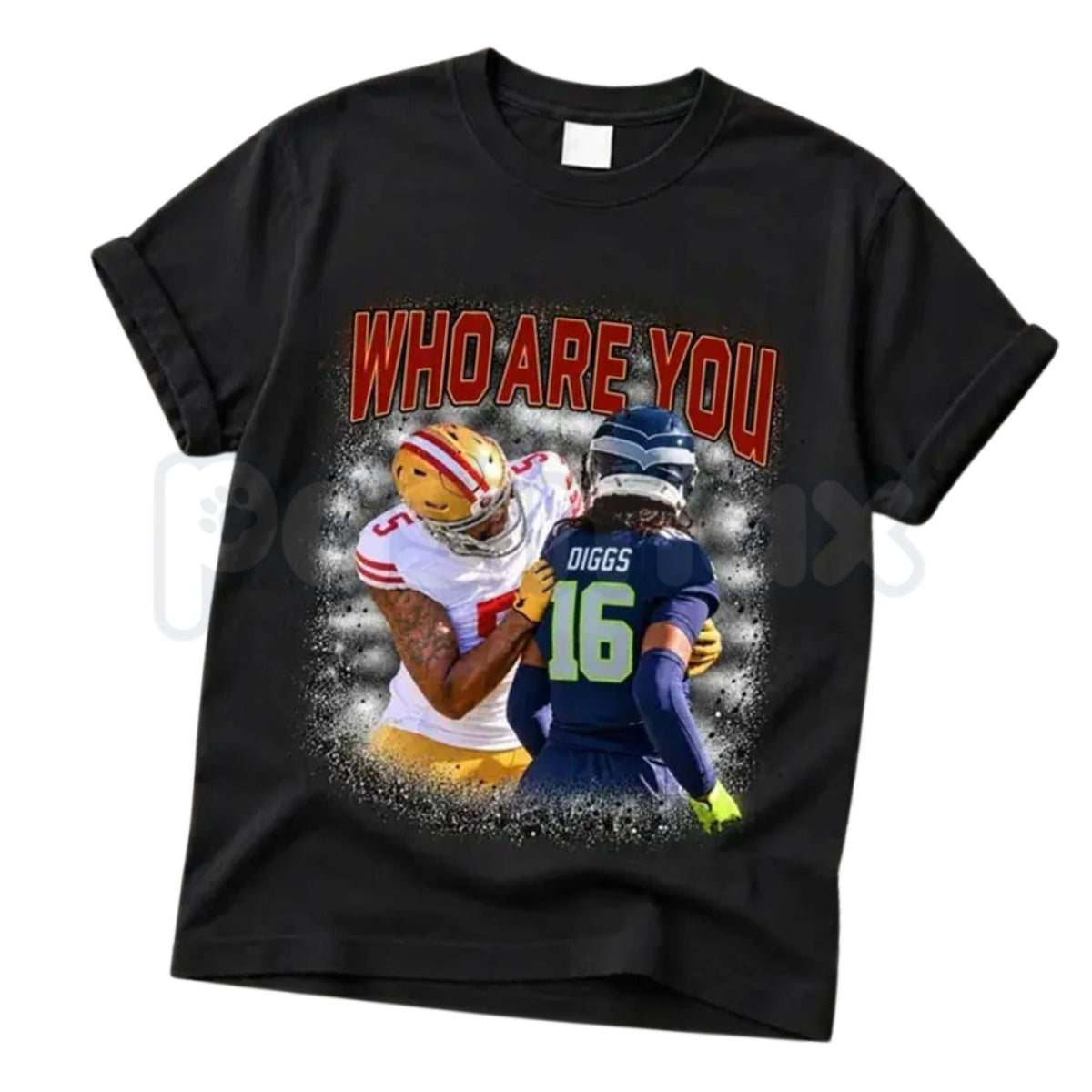 Mike Evans Meme T-Shirt – Who Are You San Francisco Football Rivalry Graphic Tee
