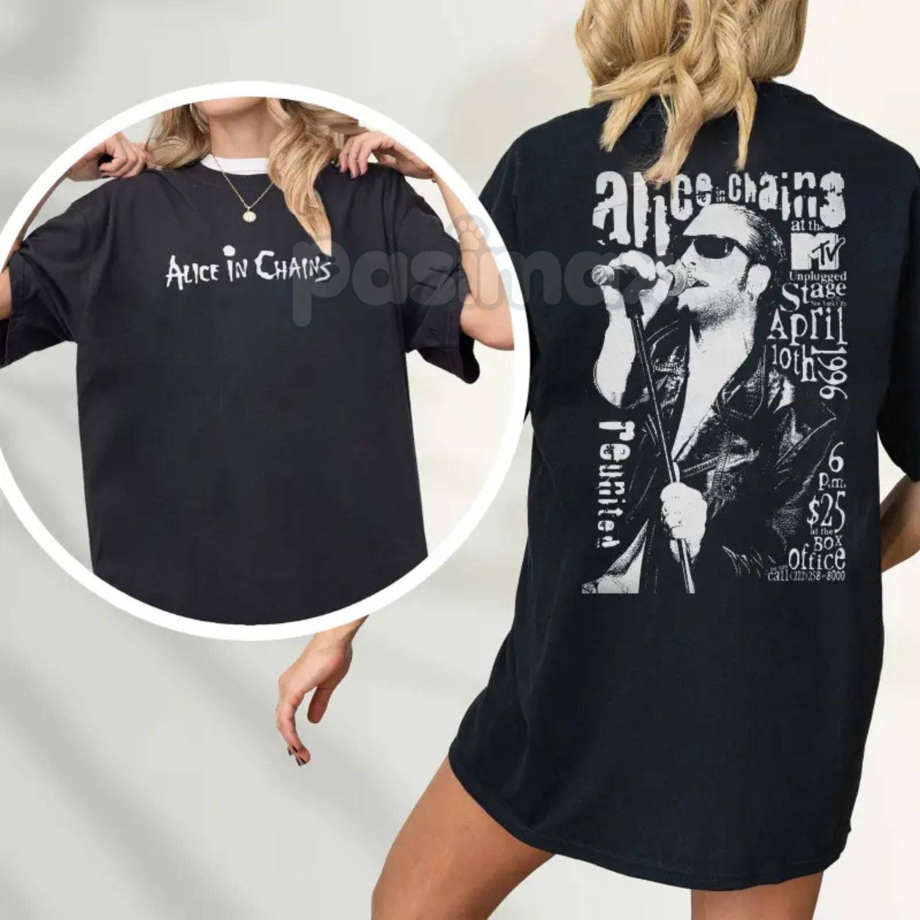 Alice in Chains Layne Staley Grunge Tee – Pasimax