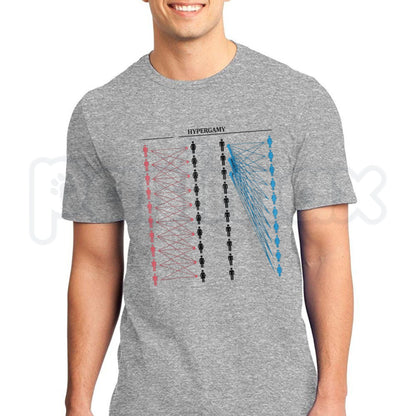Hypergamy Meme Funny Dating Strategy T-Shirt – Sarcastic Relationship Humor Tee