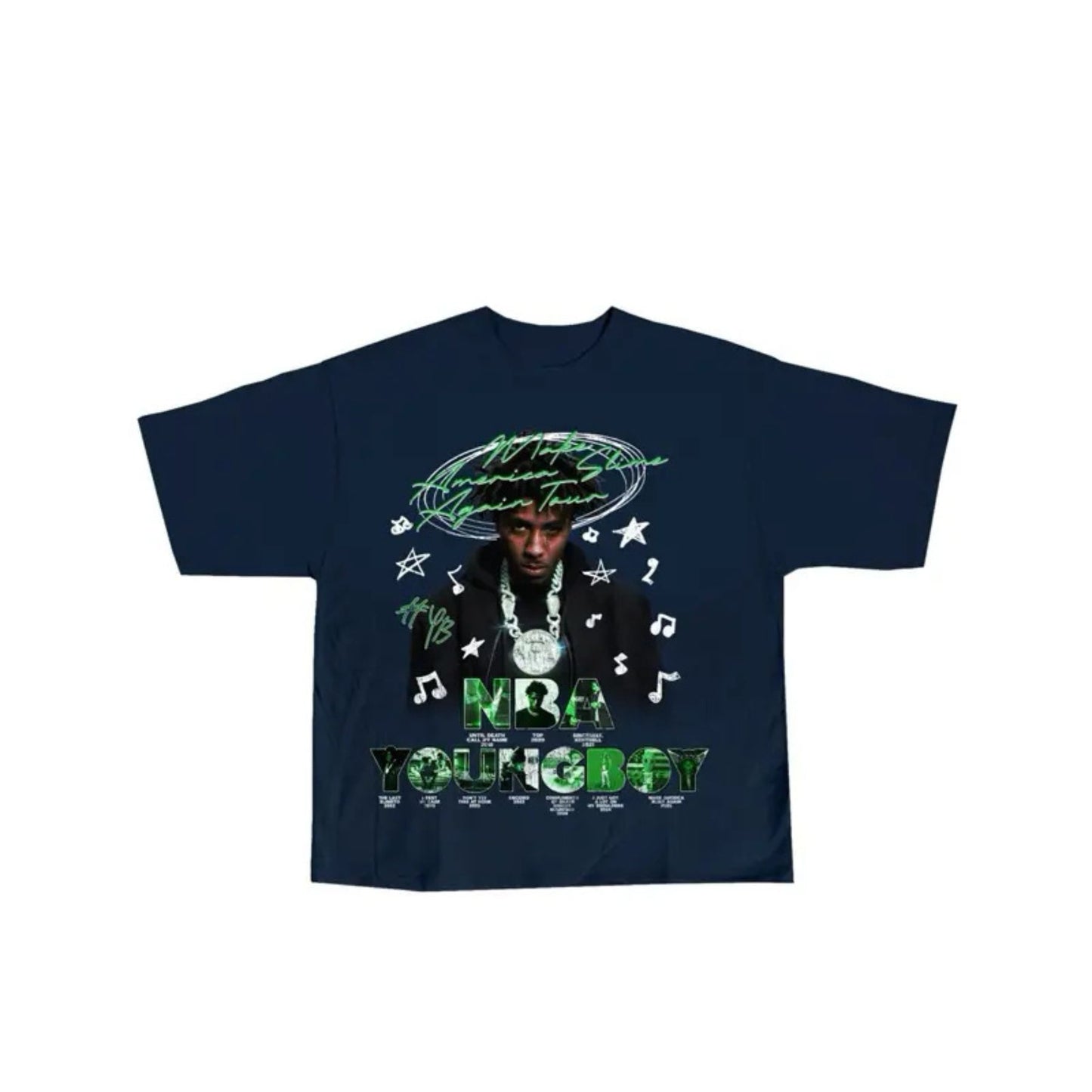 YoungBoy Never Broke Again MASA Tour T-Shirt - Vintage Concert Graphic Tee, NBA YoungBoy Fan Apparel