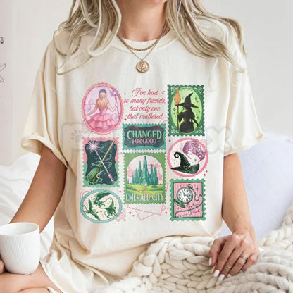 'Wicked' Broadway Musical "Changed For Good" Comfort Colors® Shirt – Glinda & Elphaba Lyrics Tee, Vintage Theater Gift