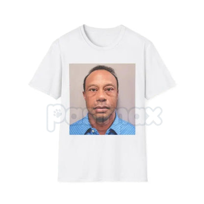 Tiger Woods Mugshot 2026 Unisex T-Shirt – Iconic Golf Legend Graphic Tee, Premium 100% Cotton Sports Heritage Top, Soft Lived-In Heavyweight Pop-Culture Paradox Shirt, Made in USA