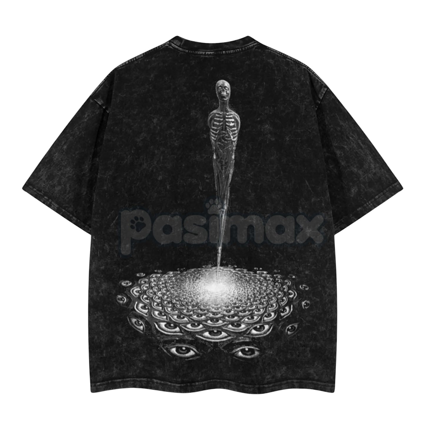 Tool Band 'Convex Spectre' Retro Unisex Acid Washed T-Shirt – Vintage Rock Band Graphic Tee