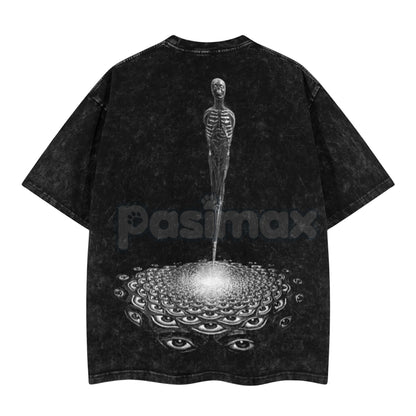 Tool Band 'Convex Spectre' Retro Unisex Acid Washed T-Shirt – Vintage Rock Band Graphic Tee