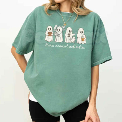Comfort Colors® Paraprofessional Halloween T-Shirt – "Para Routine" Spooky SpEd & RBT Teacher Aide Graphic Tee, Fall Classroom Gift