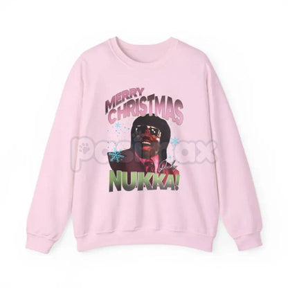 Merry Christmas Nukka Sweatshirt | Friday After Next Movie Quote Holiday Comedy Gift | Unisex Crewneck Fleece Jumper