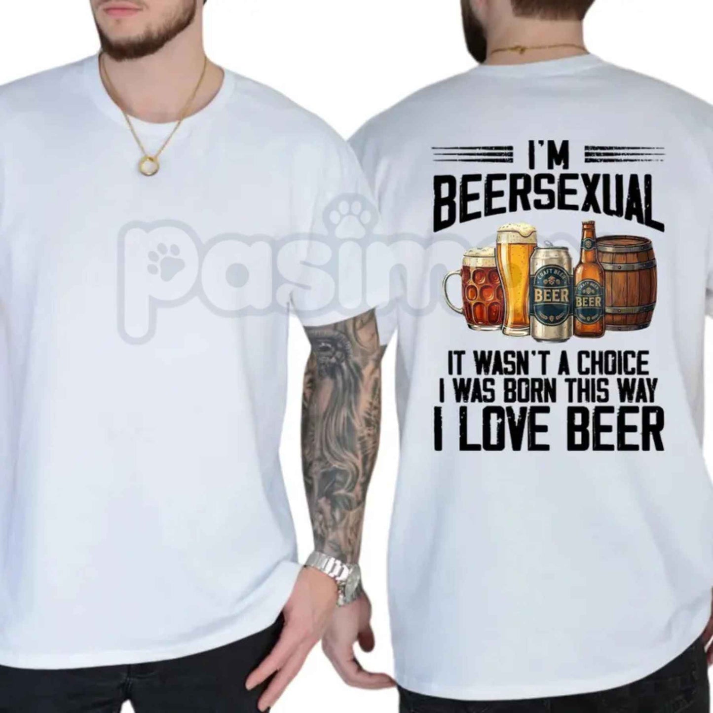 I'm Beersexual T-Shirt – Funny Beer Lover Humor Unisex Cotton Graphic Tee