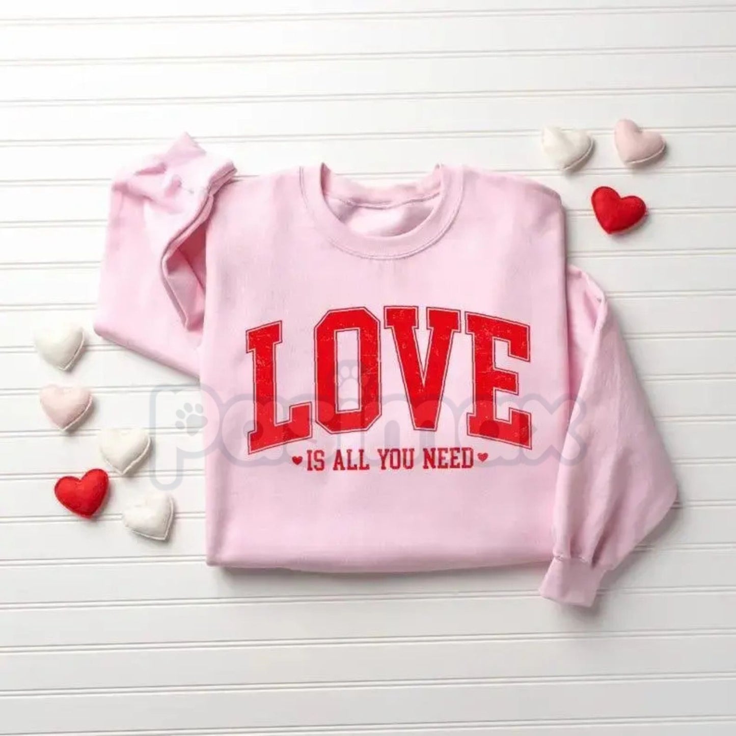 Love Valentines Sweatshirt | Love All You Need Shirt | Womens Valentines Sweatshirt | Romantic Heart Graphic Jumper | Aesthetic Valentine’s Day Gift for Her