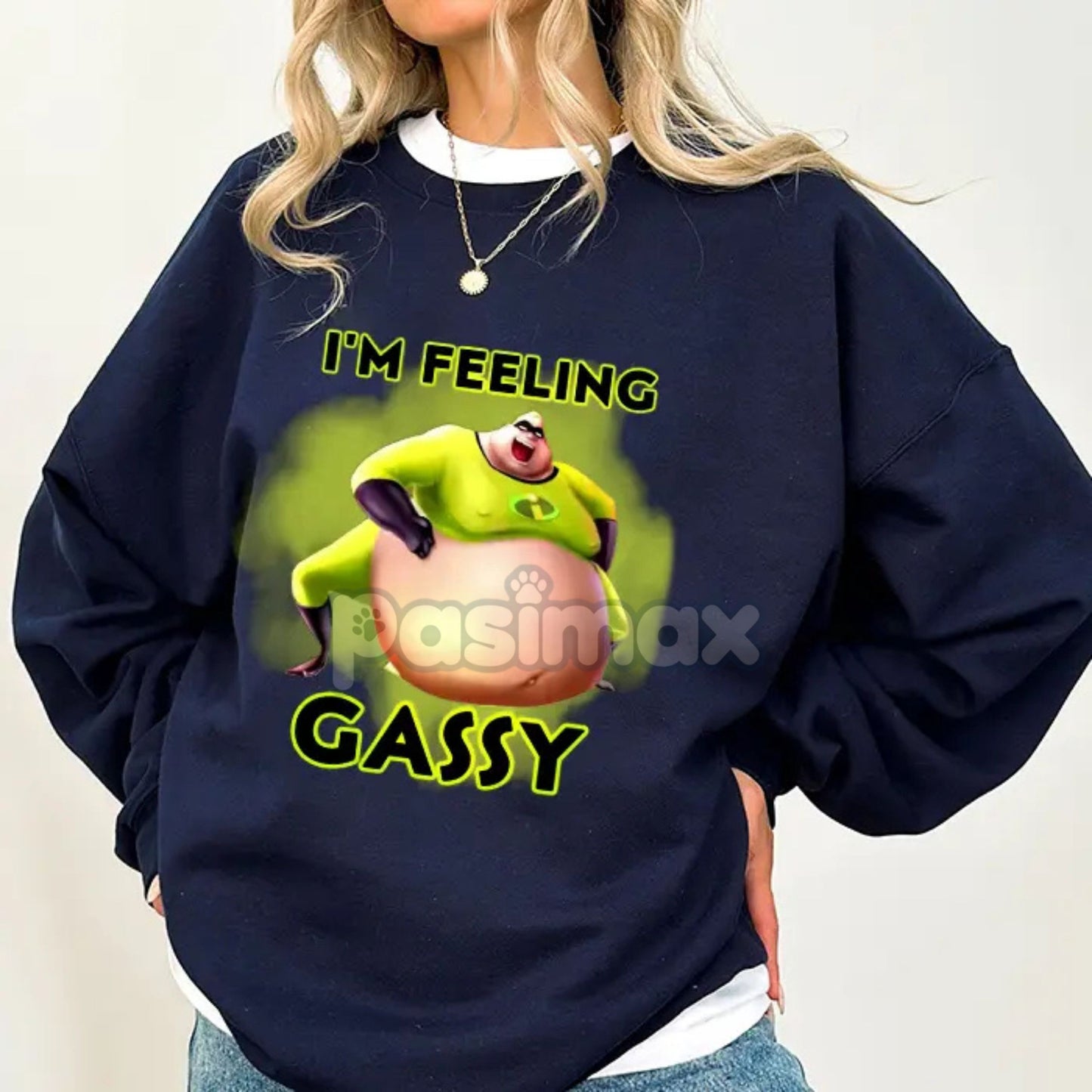The Incredibles Gassy Sweatshirt – Fun & Humorous Disney Pixar Fan Apparel