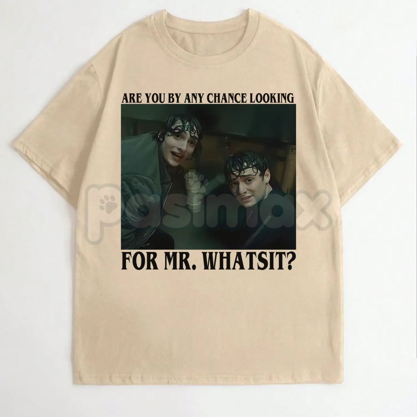 "Are You By Any Chance Looking For Mr. Whatsit" Tee - Funny Mike And Will Shirt, Gift For Strange Thing Fans, Niche Quote Netflix Series Apparel