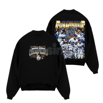 DODGERS WORLD SERIES CHAMPS 2025 Hoodie – Commemorative Dodgers Nation Fan Pullover, Unisex Championship Apparel