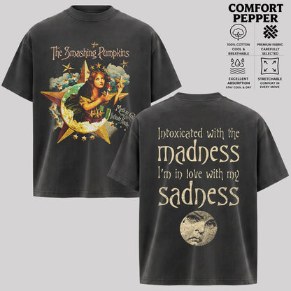 Comfort Colors® Smashing Pumpkins T-Shirt – Vintage Alternative Rock Band Graphic Tee, 90s Grunge Nostalgia Unisex Top