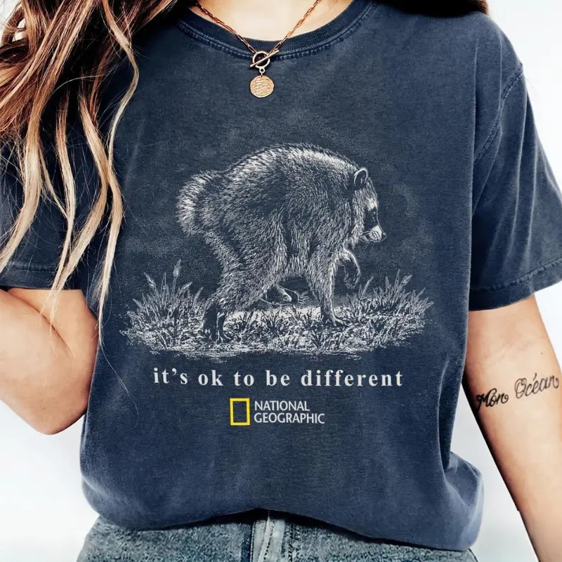Comfort Colors® Jimothy Raccoon T-Shirt – Famous Seattle Raccoon Graphic Tee, Retro Trash Panda Unisex Top