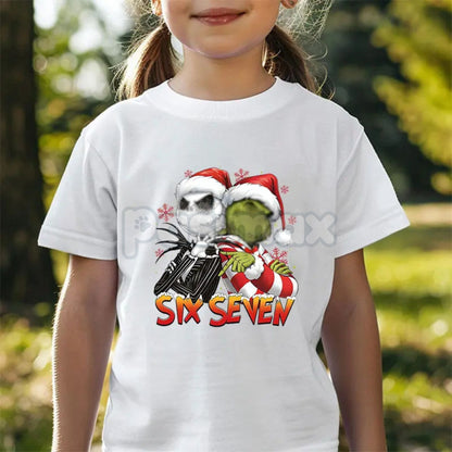 Six Seven Christmas Meme Shirt – Funny Viral 67 Xmas T-Shirt, Holiday Humor Gift Tee